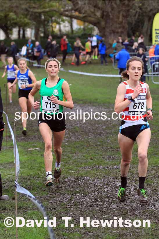 Women Under-17s and Junior Women, 2022 British Athletics Cross Challenge, Sefton Park, Liverpool.  Photo: David T. Hewitson/Sports for All Pics